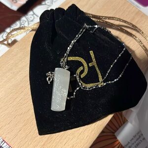 Pratt daddy crystal necklace
